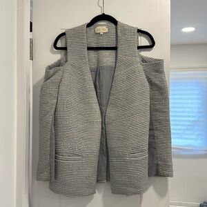 Laura Seigel cold shoulder blazer